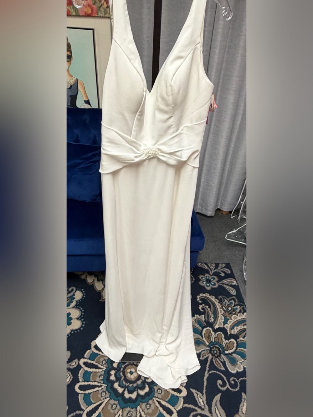 Mary’s White A-Line Wedding Dress – Size 14